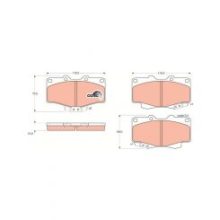 TRW DTEC Brake Pads