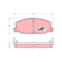 TRW DTEC Brake Pads