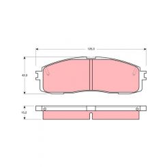 TRW DTEC Brake Pads