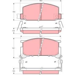 TRW DTEC Brake Pads