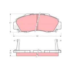 TRW DTEC Brake Pads