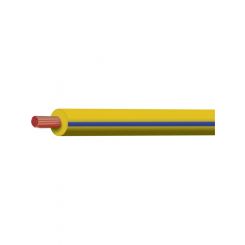 Tycab Single Cable Core Tracer 3mm 10A 30M Yellow Blue