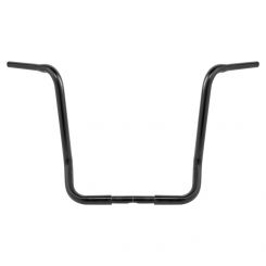 Attitude Wide Ape Pullback Handlebar Black 17" Rise 1-1/4" For Harley Sporster