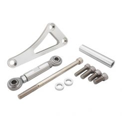 Proflow Alternator Bracket For Chevy SB Drivers Side Water Pump Top Mount Silver