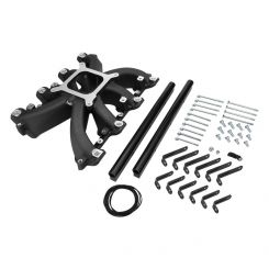 Proflow Intake Manifold RPM AirMax Single Plane Black Fuel Rail Kit For Holden