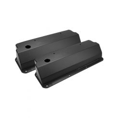 Proflow Valve Covers Tall Fabricated Aluminium Black For Ford SB 302 351C Pair