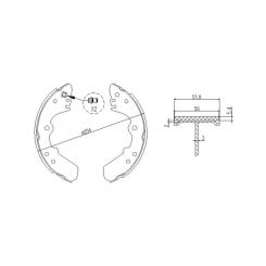 Bremtec Trade-Line Ceramic Brake Shoes