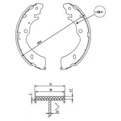 Bremtec Trade-Line Ceramic Brake Shoes