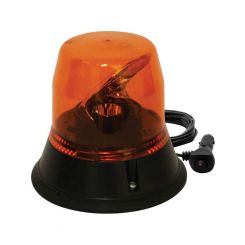 Ecco Amber LED Rotating Beacon 12/24V Magnetic Mount Polycarb
