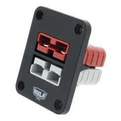 Hulk 4X4 Double Flush Mount Housing 50A Ando Style Plugs Red & Gry