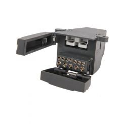 Hulk 4X4 12 Pin Flat Trailer Socket with LED Light & 50A Anderson Style