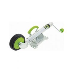 Hulk 4X4 6" Standard Jockey Wheel 350Kg Solid Rubber Wheel Swivel U-Blt