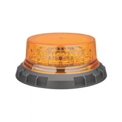 Hulk 4X4 LED Amber Beacon 12/24V 3 Bolt Metal Mount 9Xstrbe 3Xrot Patts