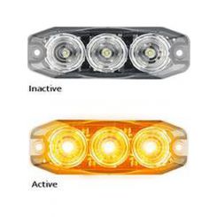 LED Pkt 2 LED Front Indicator Lamp 12/24V Horizontal/Vertical Mnt