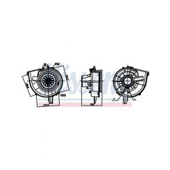 Nissens Ac Blower Motor For Volkswagen Polo 6C 14-18