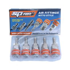 Scorpion Coupler Hose Barb 3/8" Nitto Style Box Of 5