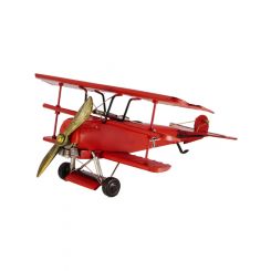 Boyle Handmade Red Baron Plane Red 37.5cm