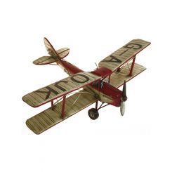 Boyle Handmade Tiger Moth Plane Red and White 50cm