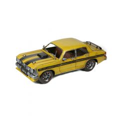 Boyle Handmade Ford XY GT Car Yellow and Black Ornament 30cm