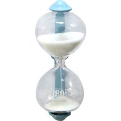Dulton Elegant Magnetic Sandglass Kitchen Timer 3 x 7 x 8.5cm Sax Blue