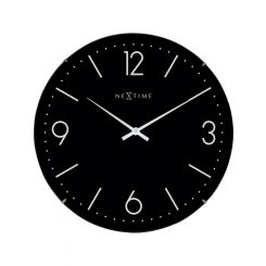NeXtime Basic Dome Wall Clock 35cm Black