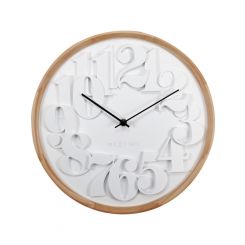 NeXtime Shunkan Japanese Design Wall Clock 28.5cm White