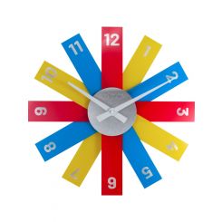 NeXtime Plexi Wall Clock 40cm Multi