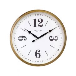 NeXtime Classic Wall Clock 39cm Gold