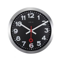 NeXtime Station Numerical Wall Clock 35cm Black