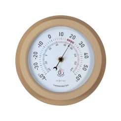 NeXtime Lily Outdoor Thermometer 22cm Brown