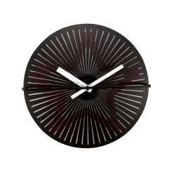 NeXtime Motion Star Wall Clock Black