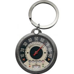 Nostalgic-Art Licensed Product Stainless Steel Keyring Round Speedo
