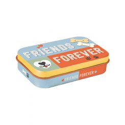Nostalgic-Art Licensed Pet Treat Box Friends Forever Light Blue 9.5x6x2cm