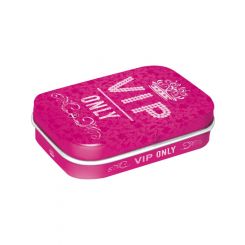 Nostalgic-Art Licensed Product Metal Mint Box VIP Pink 4x6x2cm