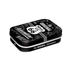Nostalgic-Art Licensed Product Metal Mint Box Route 66 Adventure 4x6x2cm