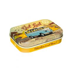 Nostalgic-Art Licensed Product Metal Mint Box VW Get Lost 4x6x2cm