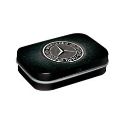 Nostalgic-Art Licensed Product Metal Mint Box Mercedes-Benz Logo Black 4x6x2cm