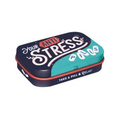Nostalgic-Art Licensed Product Metal Mint Box Anti Stress Pills 4x6x2cm