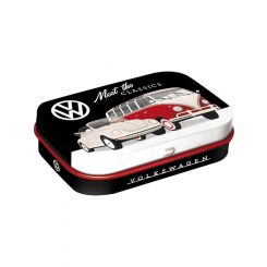 Nostalgic-Art Licensed Product Metal Mint Box VW - Meet The Classics 4x6x2cm