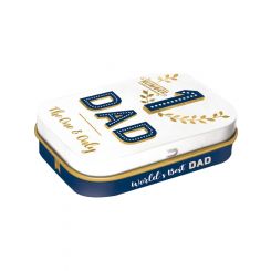 Nostalgic-Art Licensed Product Metal Mint Box Number 1 Dad 4x6x2cm