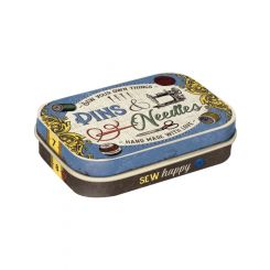 Nostalgic-Art Licensed Product Metal Mint Box Pins and Needles 4x6x2cm