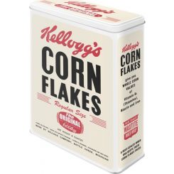 Nostalgic-Art Licensed Product Tin Box XL Kellogs Retro White 8 x 19 x 26cm 4L