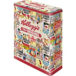 Nostalgic-Art Licensed Tin Box XL Kellogg's, The Original Multi 8x19x26cm 4L