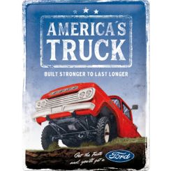 Nostalgic-Art Licensed Large Metal Sign Ford America's Truck F100 30cm x40cm
