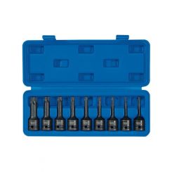 Draper Tools Expert 1/2" Sq Dr TX Starr Socket Bit Set 9 Piece