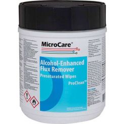 Microcare Alcohol Enhanced Flux Remover Presaturated Wipes Proclean