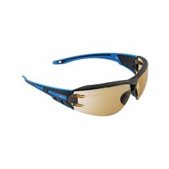 Pro Choice Safety Gear Glasses 1 Brown Lens Integrated Brow Dust Guard