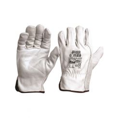 Pro Choice Safety Gear Riggamate Natural Cowgrain Glove Xtra Large
