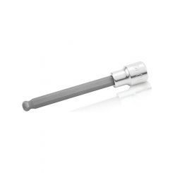 Toptul Ball Point Bit Socket Extra Long 1/2In Dr X 8mm X 140mm