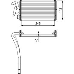 Valeo Heat Exchanger Interior Heating